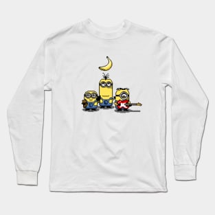 8-bit-minions Long Sleeve T-Shirt